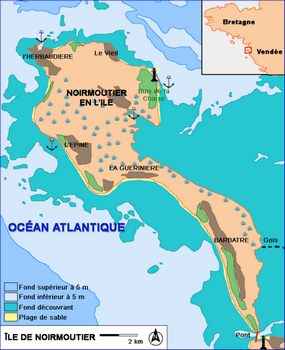 Carte de Noirmoutier