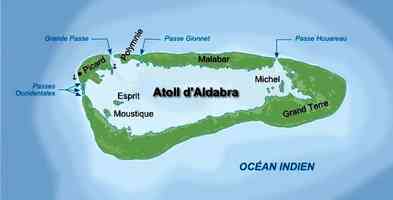 Carte d'Aldabra