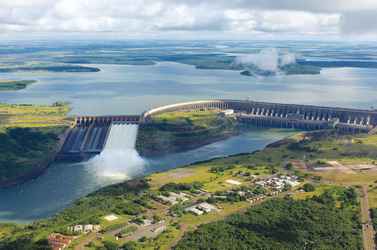 Photo du Barrage de l'Itaipu