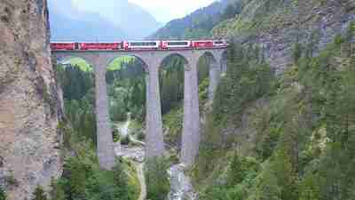 Photo du Viaduc de Landwasser