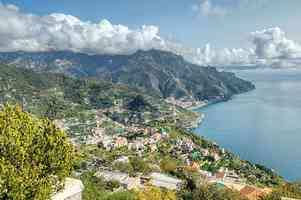 Photo de la Côte Amalfitaine vue de Sorrente