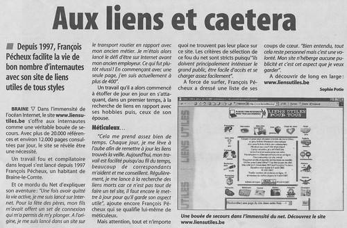 Article Dernière Heure, 2002
