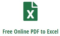 free PDF to Excel converter