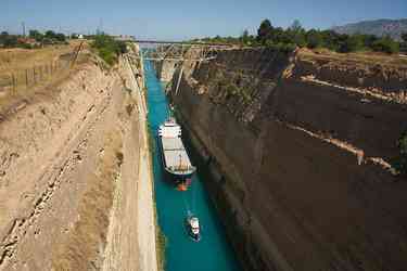Photo du Canal de Corinthe